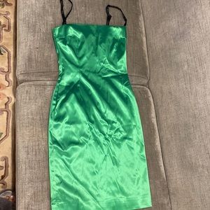Dolce gabbana emerald green dress